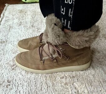 Zimní kožíškové boty Ecco