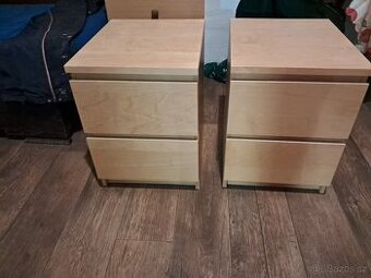 Ikea komoda noční stolek Malm bříza