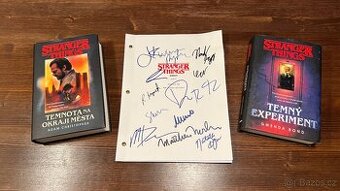 knihy Stranger Things + scénář pilotního dílu