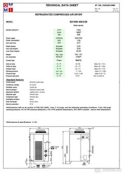 Kondenzační sušička stlačeného vzduchu