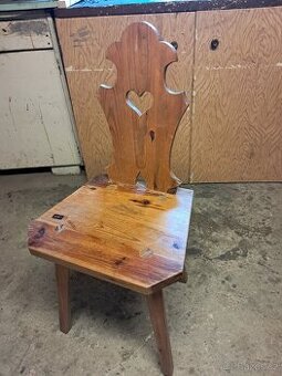 Prodam masivni selské zidle rucni prace