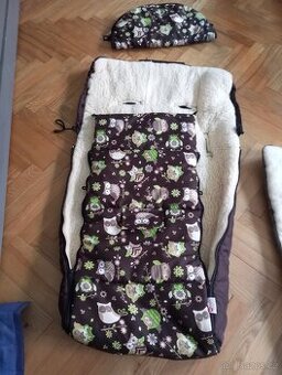 Fusak s ovčí vlnou + rukávník