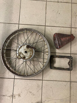 JAWA Speciál - kastlík - matice - hvězda - kolena - výfuk