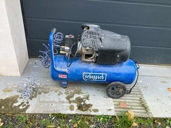 Dvoupístový olejový kompresor Scheppach HC 53 DC