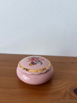 Šperkovnice – pravý růžový porcelán VICTORIA