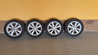 Originální alu kola Škoda 15" + pneu Bridgestone 185/55 R15