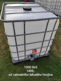 Ibc kontejner 1000 litrů, 600 litrů
