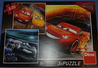 Puzzle Cars 3 ks (3x 55 dílků)