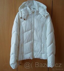 Bílá bunda bundička bílý kabátek KVL - S, M