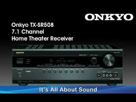 Onkyo TX-SR508 7.1 AV receiver HDMI 1080p OSD návod DO mic