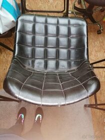 Barové designové židle kožené