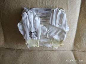 Povrstvené pracovní pětiprsté rukavice - 1