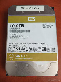 Pevný disk WD Gold - 10TB - posledních 6 kusů k dispozici