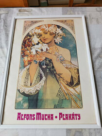 Alfons Mucha - Plakáty - v rámech se sklem