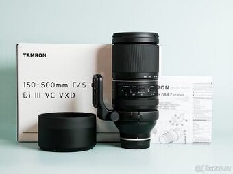 NOVÝ zoom objektiv Tamron 150-500mm f/5-6.7 Di III VXD