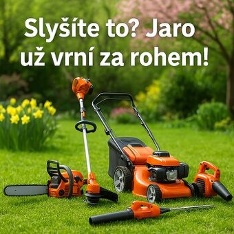 Servis a údržba lesní a zahradní techniky