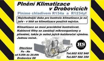 Plnění a servis Klimatizace