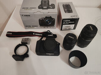 Canon EOS 2000D + setové objektivy