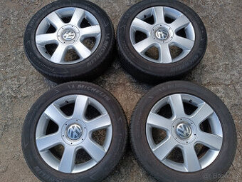 VW Golf Touran Caddy - alu 6,5x16 et50 + letní 205/55/16