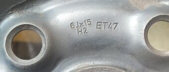 Plechové disky VW 6Jx15 ET 47