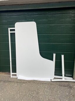 Rohový stůl IKEA Bekant levý - bílý