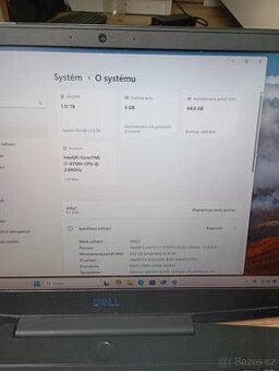 Dell g3 2019 1660ti 6gb 64gb rám i7 herní notebook