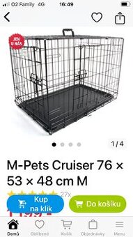 Klec M-Pets Cruiser 76 × 53 × 48 cm M - 1