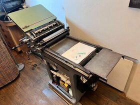 KORREX - knihtiskový / letterpressový stroj - PRODÁNO - 1