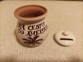 hrníček-pokladnička NA CESTU DO AMERIKY - 1