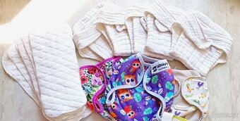 Látkové pleny, vložky a svrchní kalhotky 2-5 kg