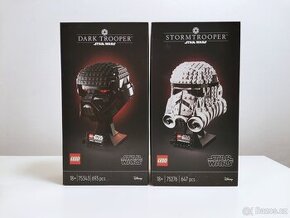 LEGO helmy - Marvel, Star Wars, DC