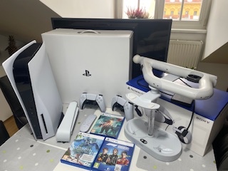 PlayStation 5 s mech.,TOP STAV,2xDS,+500GB HDD, chladič,atd