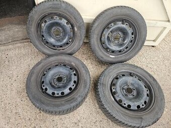 15" Škoda  Fabia(5x100, ET 38)s pneu 185/60r15 Nokian