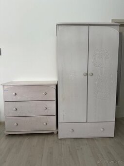 Dětská skříň a komoda Puppolina