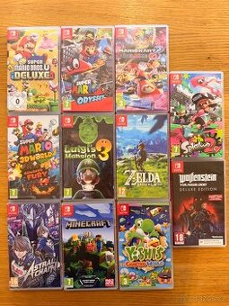 Hry pro Nintendo Switch – více titulů najednou