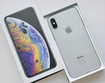iPhone Xs Silver BATERIE 100% TOP
