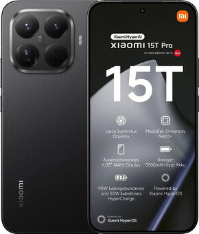Xiaomi 15T Pro 12/1TB , zár. do 8.12.2027, jen rozbalený
