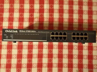 OvisLink Ether FSH16D+ - rychlý Ethernetový switch
