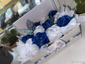 Růže ze stuh…🌹❤️