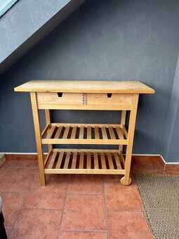 Kuch. servírovací stolek IKEA FÖRHÖJA bříza