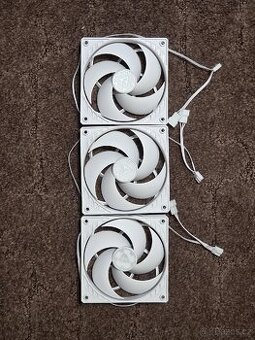 Ventilátory ARTIC WHITE 120MM 3X