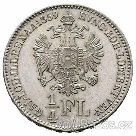 + ZAMLUVENO + mince stříbro František Josef I. Uhersko - 1