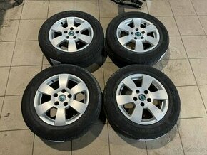 Alu kola Škoda R15 5x112 + letní pneu 195/65 R15