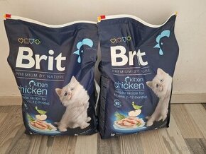 Brit cat kitten 2x8 kg granule pro kočky, koťata-kus 300kč