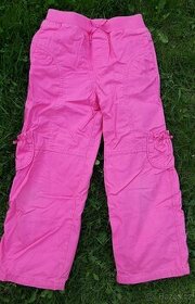 Růžové dívčí kalhoty s podšívkou zn. Carter´s