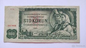 Bankovka 100 Kčs 1961 serie T