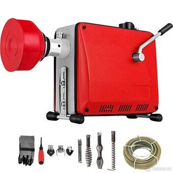 Stroj na čištění odpadů 390W s 16 mm pérem 12,5 m - nový
