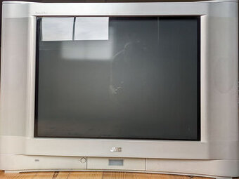 Barevná stereo CRT TV JVC 68cm 100Hz