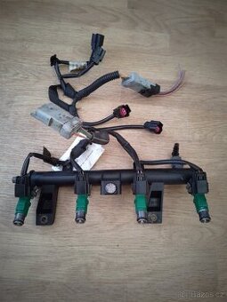 Vstřiky s lištou a kabel. svazkem - Peugeot 206