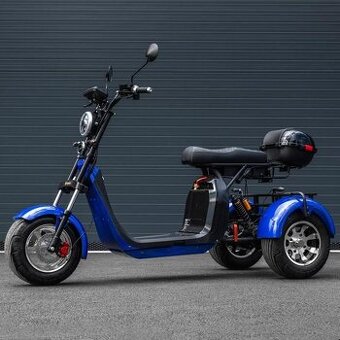Elektrická tříkolka Leramotors C5, modrá